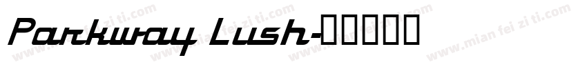 Parkway Lush字体转换